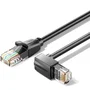 Vention Cable de red Cat.6 UTP acodado 90º 5m Negro